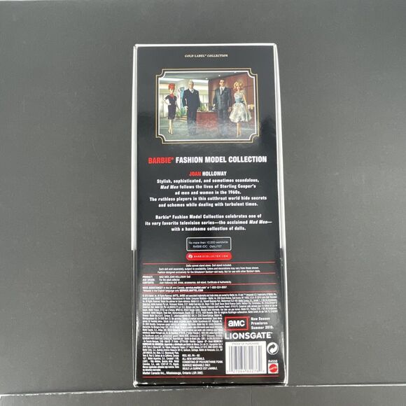 Barbie Mad Men Joan Holloway Silkstone Doll BFMC Gold Label 2010 Mattel NIB - Picture 9 of 15